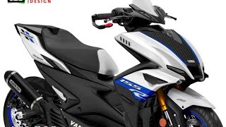 All New Yamaha Aerox 155 ABS 2021  Digital Custom Design [upl. by Bibeau]