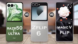 Samsung Galaxy Z Flip 6 Vs Moto Razr 50 Ultra Vs Honor Magic V Flip  Z Flip 6 Review [upl. by Fesoj]