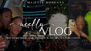 trip to LA catching up w my girl youtube events a lakers game amp good vibes  weekly vlog [upl. by Mei]