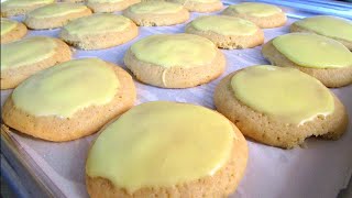 How to make Homemade Glazed Lemon Cookies [upl. by Chevy]