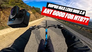 GoPro Max Lens Mod 20  Is It Any Good For Mountain Biking POV [upl. by Eirac]