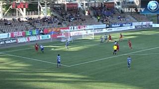 HJK TV HJK Helsinki  Bangor City 100 [upl. by Mashe]