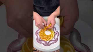 Fruit Slicing Fruit Vegetable Art  Knife Skills  chopping shorts slicing Knife Nov 21 [upl. by Joannes]