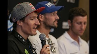 2019 IRONMAN 70 3 World Championship Pro Press Conference [upl. by Casmey678]