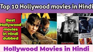 Top 10 Hollywood movies in Hindi Best Hollywood movies Hindi dubbed hollywoodmovies hindidubbed [upl. by Broder]