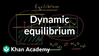 Dynamic equilibrium  Equilibrium  AP Chemistry  Khan Academy [upl. by Julina944]