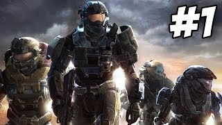 Halo Reach Walkthrough  Noble Actual  Winter Contingency  Part 1 Xbox 360 [upl. by Anirtac]