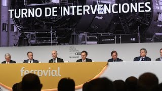 Ferrovial  General Shareholders Meeting 2019 [upl. by Aninat]