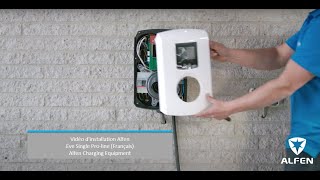 Vidéo dinstallation Alfen Eve Single Proline Français  Alfen Charging Equipment [upl. by Atsuj]