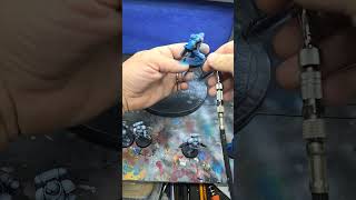 Basing UltraMarines blue warhammerart minipainting [upl. by Nahpos]