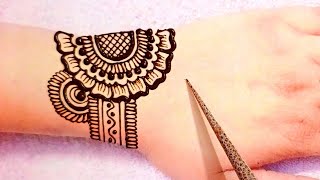 Simple arabic mehndi design  easy mehndi design  mehndi designs  mehndi [upl. by Abby]