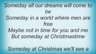 Stevie Wonder  Someday At Christmas Lyrics [upl. by Kile]