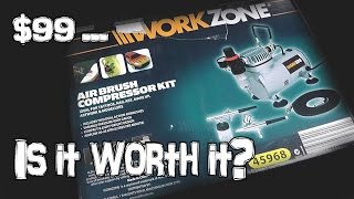 99 Aldi Airbrush Kit  Is it worth it [upl. by Atsedom]