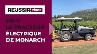 Le Tracteur électrique MKV de Monarch en démo en France [upl. by Diannne912]