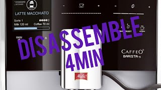 how to disassemble Melitta Barista TS Smart easy only in 4 minutes [upl. by Nguyen620]