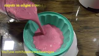 Mousse de gelatina na Mágica Tupperware [upl. by Clapper638]