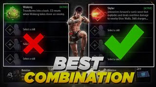 Best  Clash Squad  Skill Combination  New Character Combination in free fire   After update [upl. by Ynobe]