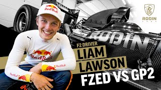 F2 Red Bull Driver Liam Lawson Rodin FZED vs GP2 [upl. by Iila]