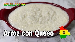 ARROZ CON QUESO BOLIVIANO🇧🇴 SUPER FACIL Y DELICIOSO [upl. by Niras]