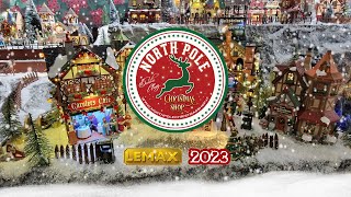 Lemax Christmas Villages 2023  North Pole Christmas Shop [upl. by Caravette51]