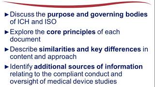 Good Clinical Practice GCP for Medical Devices ICH GCP E6 and ISO 14155 [upl. by Chaney]