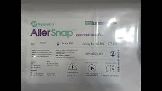 Hygiena Allersnap  Rapid Protein Residue Test  Allergen Prevention Surface Test [upl. by Tarryn]