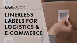 Linerless labels for logistics ecommerce and warehousing – UPM Raflatac OptiCut™ linerless [upl. by Carolee868]