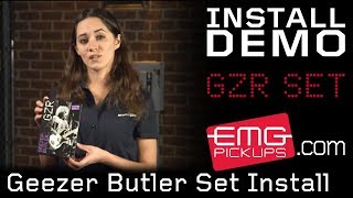 EMG Geezer Butler GZR P Pickup installation [upl. by Tager223]