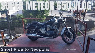 Short Ride Super Meteor 650 and Camera Review of Fitspark Eagle i12 [upl. by Geneva]