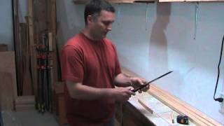 Making The Gunwales  Scarf Joint [upl. by Eldreeda]