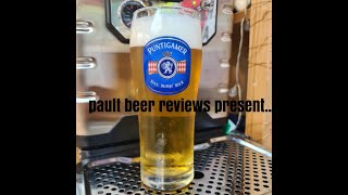 Puntigamer  BLADE Keg Lager  51 Full beer Review [upl. by Llevad]