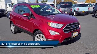 2018 Ford EcoSport SE Sport Utility Sacramento Roseville Elk Grove Folsom Stockton [upl. by Endor]