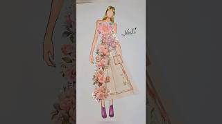 Fashion illustration by Nazli  Eskiz chizish kizcizimi speeddrawing [upl. by Nyral]