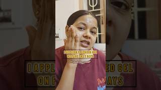 Trying viral Flaxseed gel on face for 7 days with my mom shocking result [upl. by Gnut]