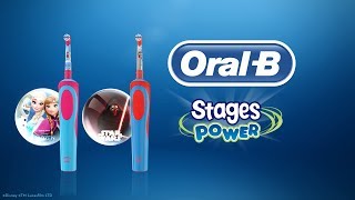 Szczoteczka elektryczna dla dzieci OralB Stages Power [upl. by Aronael]