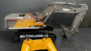 Unboxing Huina 1592 excavator [upl. by Abbi]