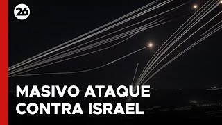 MEDIO ORIENTE  Masivo ataque contra Israel [upl. by Schuler]