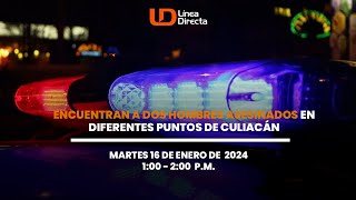 Encuentran a dos hombres asesinados en diferentes puntos de Culiacán [upl. by Dressel969]