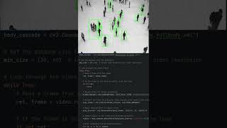 People Detection using OpenCV and Python [upl. by Butcher400]