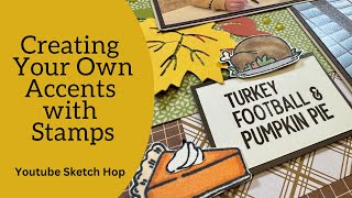 Thanksgiving Scrapbook Page Youtube Sketch Hop [upl. by Erialc480]