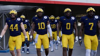 College Football 25  Rose Bowl Intro Michigan vs Alabama [upl. by Antonio]