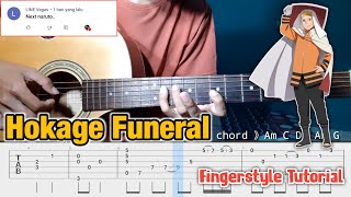 Naruto Theme  Hokage Funeral Fingerstyle Guitar Tutorial Tab  Chord [upl. by Naesed]