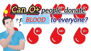 Rh factor in blood Which BLOOD group can take BLOOD from everyone🤔 [upl. by Shanly]