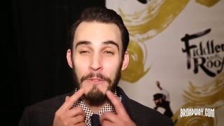 Broadwaycom Pop Poll All About Beards with the Stars of FIDDLER ON THE ROOF [upl. by Phox516]