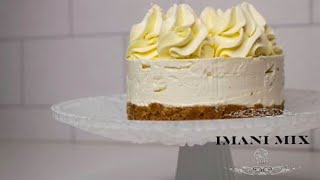 Vanilla cheesecake UK recipe  Easy no bake No fuss Beginner friendly [upl. by Rider]