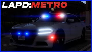 LSPDFR 160  SILVER ALERT PURSUIT  LAPD METRO Division [upl. by Akeemat]