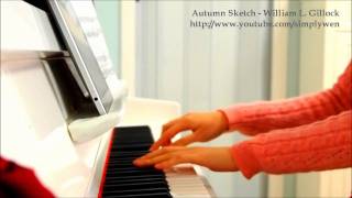 Autumn Sketch  William Gillock  Piano [upl. by Gusba]