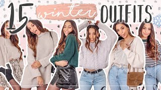 15 OUTFITS PARA O INVERNO  Maria Rodrigues [upl. by Leahcimnaes]