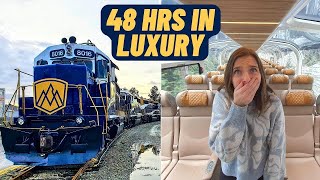 Rocky Mountaineer Train 48hrs on Canadas MOST LUXURIOUS train [upl. by Liahcim]