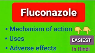 Fluconazole drug MOA uses adverse effects [upl. by Mastat64]